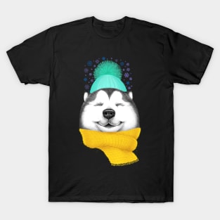 Winter Husky T-Shirt